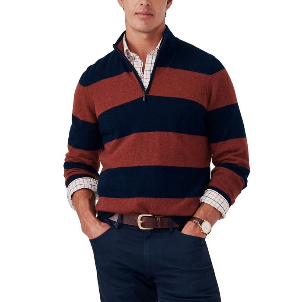 J.Mclaughlin Mens  Henry Cashmere 1/4 Zip